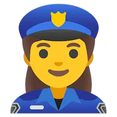 Woman Police Officer on Google