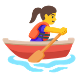 woman-rowing-boat Emoji google