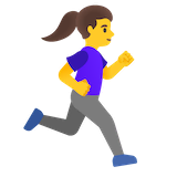 woman-running-facing-right Emoji google