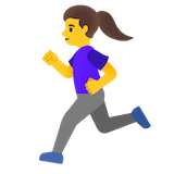 woman-running Emoji google