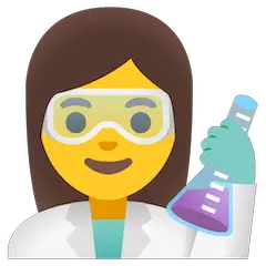 👩‍🔬 Cientista (mulher) Emoji nos Google Android, Chromebooks