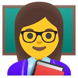 woman-teacher Emoji google