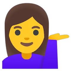 💁‍♀️ Woman Tipping Hand Emoji on Google Android and Chromebooks