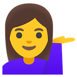 woman-tipping-hand Emoji google