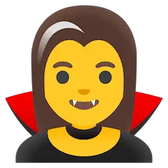 🧛‍♀️ Woman Vampire Emoji on Google Android and Chromebooks