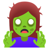 woman-zombie Emoji google