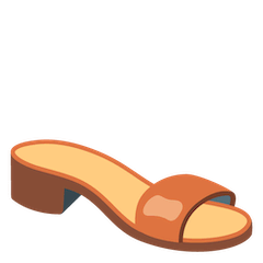 Sandale mit Absatz Emoji Google Android, Chromebook