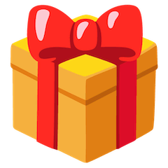Wrapped Gift Emoji on Google Android and Chromebooks