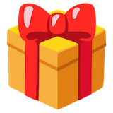 wrapped-gift Emoji google