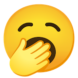 yawning-face Emoji google