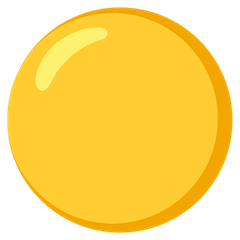 🟡 Yellow Circle Emoji on Google Android and Chromebooks