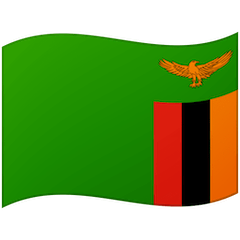 Flagge von Sambia Emoji Google Android, Chromebook