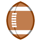 🏈 Мяч для игры в американский футбол Эмодзи на телефонах HTC