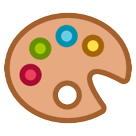 🎨 Artist Palette Emoji on HTC Phones