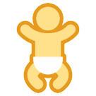 🚼 Simbolo con immagine di bambino Emoji su HTC