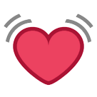 beating-heart Emoji htc