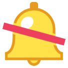 Bell With Slash Emoji on HTC Phones