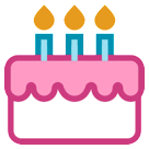Birthday Cake Emoji on HTC Phones
