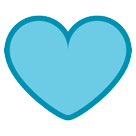 blue-heart Emoji htc