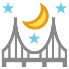 bridge-at-night Emoji htc