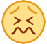 Bestürztes Gesicht Emoji HTC