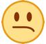 Cara com expressão confusa Emoji HTC