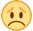 😞 Enttäuschtes Gesicht Emoji auf HTC