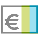💶 Банкноты евро Эмодзи на телефонах HTC