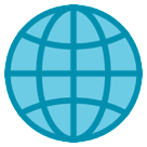 globe-with-meridians Emoji htc