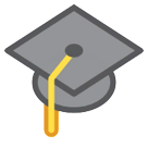 graduation-cap Emoji htc