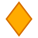 🔶 Large Orange Diamond Emoji on HTC Phones