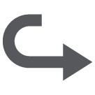 ↪️ Left Arrow Curving Right Emoji on HTC Phones