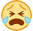 😭 Stark weinendes Gesicht Emoji auf HTC