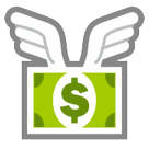 money-with-wings Emoji htc