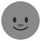 Luna nuova con volto Emoji HTC