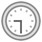 Neun Uhr dreißig Emoji HTC