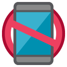 Prohibido el uso de teléfonos móviles Emoji HTC