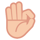 Handzeichen für OK Emoji HTC