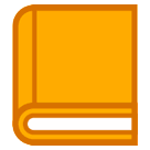 Libro di testo arancione Emoji HTC