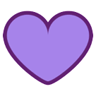 purple-heart Emoji htc