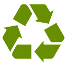 Symbole de recyclage Émoji HTC