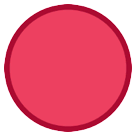 Círculo vermelho Emoji HTC