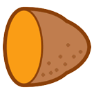 🍠 Жареный сладкий картофель Эмодзи на телефонах HTC