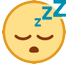 sleeping-face Emoji htc