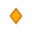 🔸 Small Orange Diamond Emoji on HTC Phones