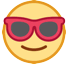 smiling-face-with-sunglasses Emoji htc