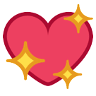 Coração cintilante Emoji HTC