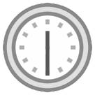 Zwölf Uhr dreißig Emoji HTC