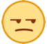 Ernstes Gesicht Emoji HTC