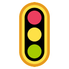 Vertical Traffic Light Emoji on HTC Phones